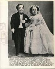 1863 Press Photo Tom Thumb & Lavinia Warren Wedding Photo - now57877 picture