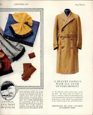 1929 CHRISTMAS THE OBSERVER MEN'S FASHION CATALOG Minty & Great Color Graphics picture