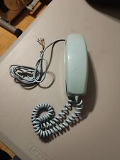 Vintage blue tone Bell System Western Electric Trimline rotary dial telephone. picture