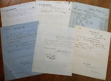 Civil War Union Navy Ship 'USS Shawmut' 1865-66 Collection of SIX Documents picture