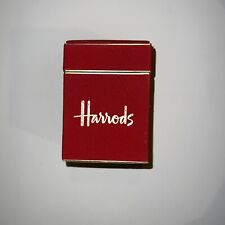 Harrods 2 Deck Playing Cards Velvet Box House of Parliament St Paul’s Cathedral picture
