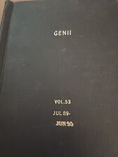 Genii Vintage Issues Vol. 53 July 1989-1990 Hardcover Bounded Issues Rare Find picture
