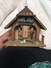 Whimsical German Weather Forecast House, 1970s West Germany Toggili Hygrometer picture