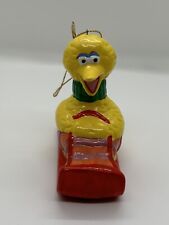 Vintage Jim Henson Muppets Inc. BigBird Christmas Ceramic Ornament sesame street picture