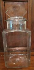 Antique Franklin Caro Co Store Candy/Gum Glass Jar & Lid picture