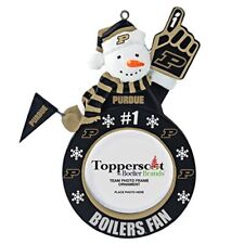 Topperscot NCAA Purdue Boilermakers Snowman Photo Frame Ornament picture