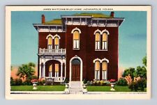 Indianapolis IN-Indiana, James Whitcomb Riley Home, Antique Vintage Postcard picture
