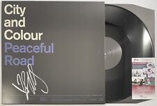 Dallas Green Signed City And Colour Peaceful Road LP Vinyl Record Auto + JSA COA picture