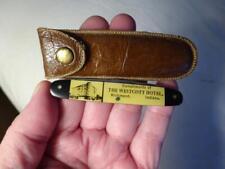 C1920s-30s Advertising Knife WESTCOTT HOTEL Richmond Indiana CANTON CUTLERY CO. picture