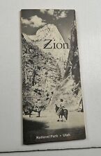 Vintage Travel Brochure Zion National Park Utah 1957  picture