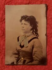 Tintype of Midwestern Lady Beautiful Image Midwestern Dress.   picture
