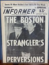 VINTAGE NEWSPAPER HEADLINE ~ SERIAL KILLER THE BOSTON STRANGLER ARRESTED 1967 picture