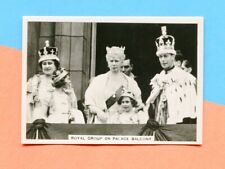 1939 ARDATH CIGARETTES TOBACCO CARD PHOTOCARDS ROYAL GROUP ON PALACE BALCONY picture