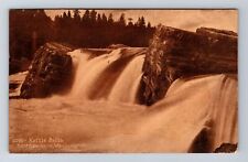 Spokane WA-Washington, Scenic View Kettle Falls, Vintage c1912 Postcard picture