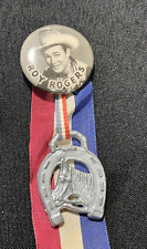 Rare 1950's Roy Rogers Pin Back Button Vintage Western Memorabilia       ML picture
