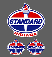 Standard Oil Co Indiana Vintage look Vinyl Decal Sticker 3.75