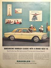 '63 Rambler Classic New V-8 Motor Trend Car of the Year Vintage Print Ad 1963 picture