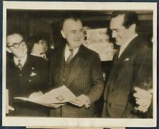 KINGSBURY SMITH & STALIN´S MESSAGE INVITING TRUMAN TO RUSSIA 1949 VTG PHOTO Y60 picture