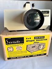 Vintage Seerite Opaque 6X6 Projector 57B1 Original Box/Working Great Condition picture