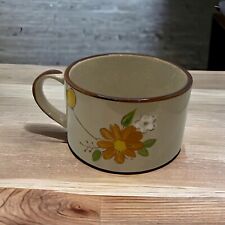 Vintage Stonecrest 307 Autumn Glory Soup Mug Korea Stoneware Flowers picture