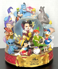 Wonderful World of Disney Snow Globe Animated Musical When You Wish Upon a Star picture