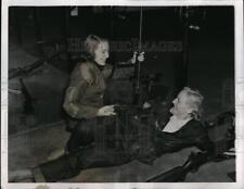 1938 Press Photo Capt. V Junkin of Beaver College & Wanda Calhoun, Drexel picture