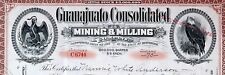 1926 Antique Guanajuato Consolidated Mining & Milling Company 75 Shares Stock picture