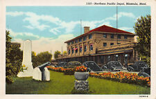 Northern Pacific Railroad Depot, Missoula, Montana, Early Postcard, Unused  picture
