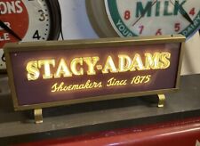 Original Embossed Light Up Stacy Adams Shoes Sign Very Rare  picture