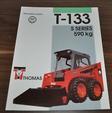 Thomas T-133 Compact Loader Specifications Brochure Prospekt picture