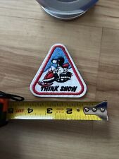 Nos Vintage Think Snow Snoopy Snowmobile Patch picture