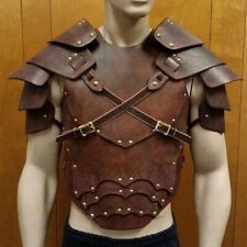 Steampunk Viking medieval shoulder armor retro PU Halloween costume picture