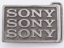 Sony Electronics Audio Video A/V Tech IT Audiophile Vintage Belt Buckle picture
