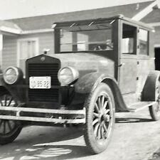 SJ Photograph Old Early Hudson Automobile Parked In Driveway Circa 1950-60's picture