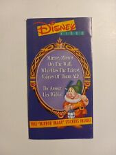Vintage Walt Disney Video Brochure Mirror Image Stickers Booklet SnowWhite  picture