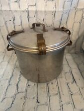 1940’s Aluminum The Waterless Cooker Deluxe American Model patent 1641681 12qt picture