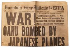 Pearl Harbor Dec 7 1941 Honolulu Newspaper Replica picture