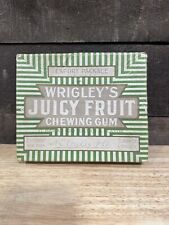 Vintage Wrigley's Juicy Fruit Chewing Gum Store Display Box Advertising Rare picture