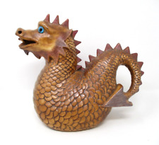 Vintage Duncan Ceramic Dragon Hand Painted 1974 8 Inch Statue picture