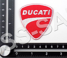 DUCATI EMBROIDERED PATCH IRON/SEW ON ~2-1/2'' x 2-1/4