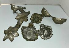 Lot of Three Antique Pewter Ice Cream Molds, E & Company NY, Late 19th century picture