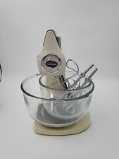 Vintage Sunbeam Deluxe Mixer 12 Speed With Glass Bowls And Beaters picture