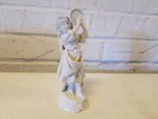 Ant German Porcelain Figurine Likely Dresden Gitane Dancer Girl w/ Tambourine picture
