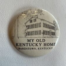 Vtg c 1980s / 90s BARDSTOWN KENTUCKY MY OLD KENTUCKY HOME Button Pinback C160 picture