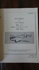 WW2 Original USN 1951/54 JRB-4 5 6 / SNB-2 Pilot AIRPLANE Flight HANDBOOK Manual picture