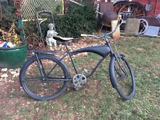 Vintage 1950 Shelby  Airflo Deluxe Bicycle With Gas Tank picture