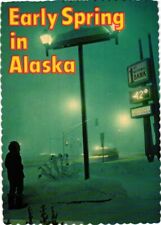 Continental Postcard Early Spring in Fairbanks Alaska picture