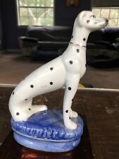 Vintage Staffordshire Style Dalmation Spotted Whippet Greyhound Dog Figurine 8