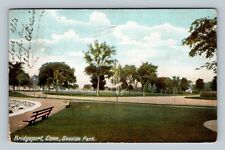 Bridgeport CT, Scenic View, Seaside Park, c1907 Connecticut Vintage Postcard picture