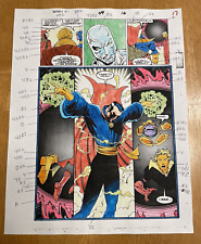 WHAT IF #49 ART COLOR GUIDE stunning vibrant DR STRANGE SURFER THANOS 1993 picture